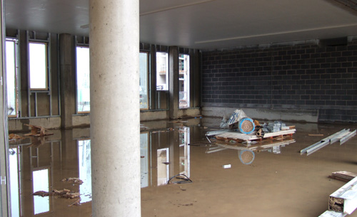 Internal shot of new CS building - hardware labs - December 2009