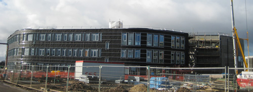 View of one side of CS building February 2010
